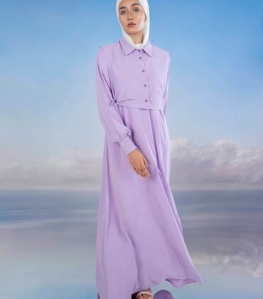 Breeze Relaxed Dress in Lilac