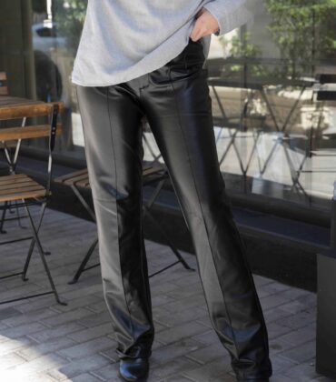 Black soft ‘Leather Pants’